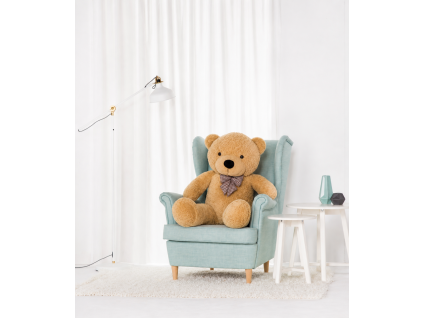 Plyšový medvěd Classico 110 cm světle béžový