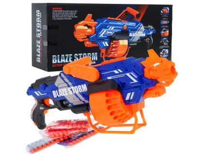 Velká dětská puška na pěnové náboje Blaze Storm 40 pěnových nábojů + Rukojeť opěrka
