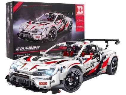 Stavebnice Bílé Super auto GT86 2586 dílků