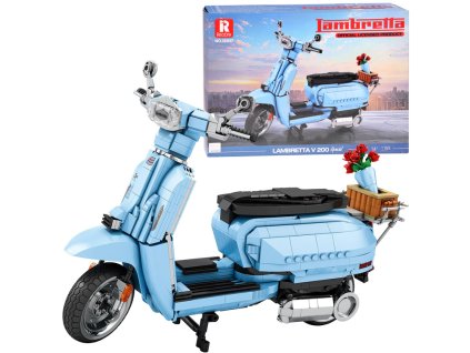 Licencovaná stavebnice Italský skútr Lambretta V 200 Special 1169 dílků