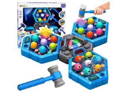Dovednostní hra Whack-A-Mole pro 3 osoby 3 režimy
