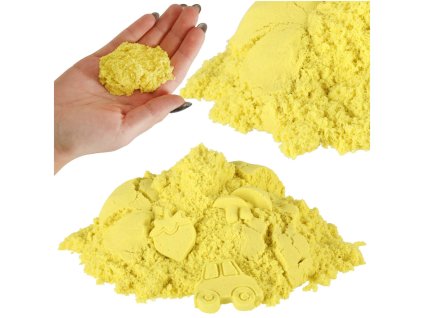 Senzorický písek 1 kg žlutý