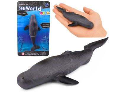 Gumová roztažitelná figurka Velryba 18 cm
