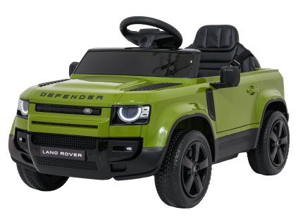Elektrické zelené autíčko Land Rover Defender