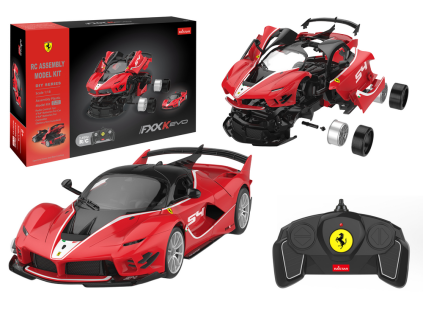 Stavebnice Rastar Ferrari FXXK EVO RC 88 dílků Červené