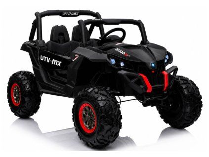 Elektrické autíčko Jeep XMX603 4x4 MP4 panel Černé
