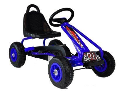Šlapací gokart G201 Modrý