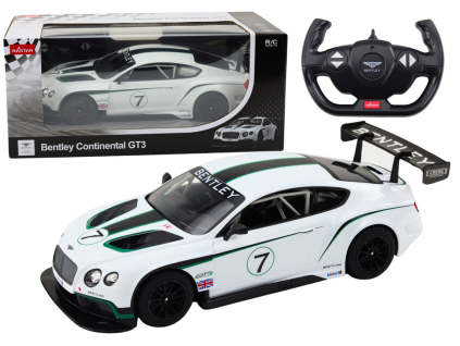 Sportovní RC auto Bentley Continental GT3 1:14 bílé