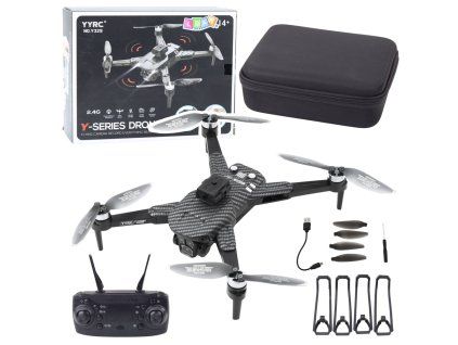 Dron Y329 HD kamera WiFi Černý karbonový
