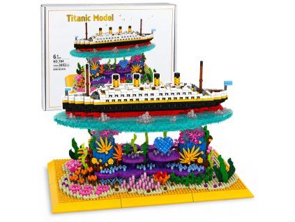 Stavebnice Loď Titanic Na Korálovém Útesu 3892 dílků