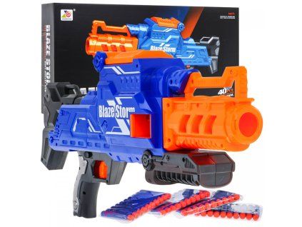 Automatická puška na pěnové náboje Blaze Storm 8+ + 40 dlouhých pěnových nábojů