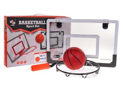 Basketbalový koš + Basketbal + Příslušenství