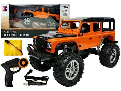 RC auto Land Rover Defender 1:14 Oranžové