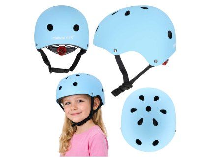Dětská helma Trike Fix LED M 55-58 cm modrá