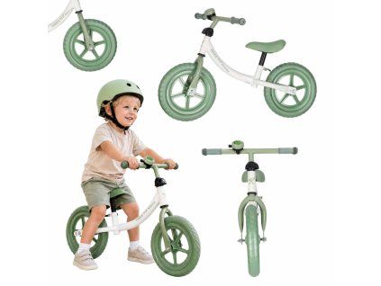 Zelené odrážedlo Trike Fix Balance se zvonkem