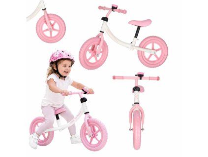 Odrážedlo Trike Fix Balance se zvonkem růžové