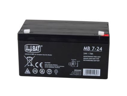 Baterie Gelová AGM pro elektrické vozítko 24 V 7 Ah