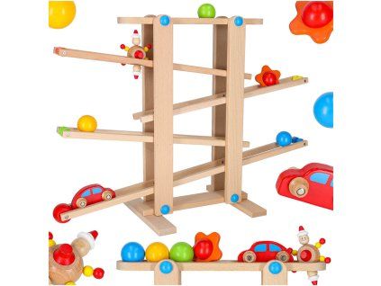 Dřevěný kulodrom montessori XXL