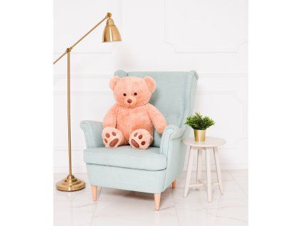 Plyšový medvěd Adam 90 cm světle béžový