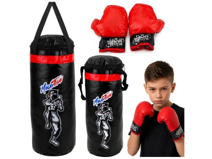 Dětský boxovací set s rukavicemi 65x22 cm
