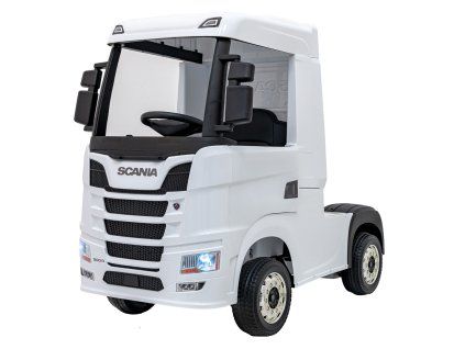 Elektrické autíčko Scania R-SERIE Bílé