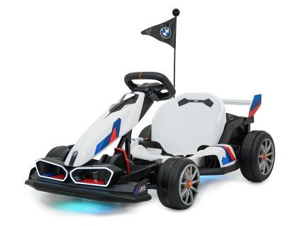 Elektrická motokára BMW driftovací bílá