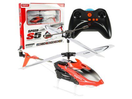 RC helikoptéra SYMA S5 3CH červená