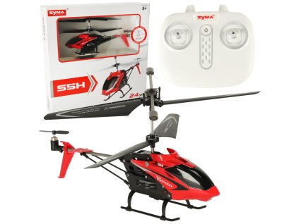 RC helikoptéra SYMA S5H 2.4 GHz RTF červená
