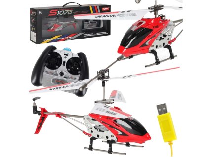 RC vrtulník SYMA S107G červený