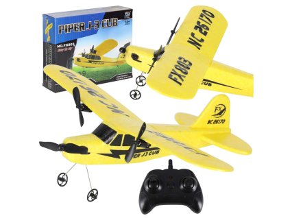 Dálkově ovládané RC letadlo FX803 Piper 150 mAh