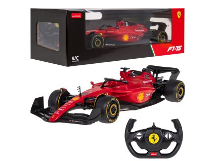 RC auto Ferrari F1 75 RASTAR červené model 1:12 + dálkový ovladač 2,4 GHz + samolepky