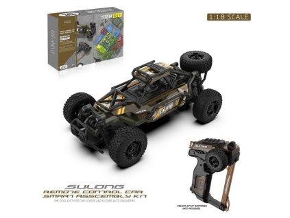 RC Crawler SULONG 1:18 pro děti 8+ + Ovladač 2,4 GHz + Gumové pneumatiky