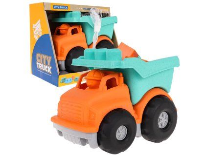 Stavebnice EKO vyklápěcí auto + kostky