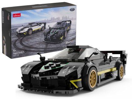 Stavebnice Pagani Zonda R 1:28 Černá RASTAR