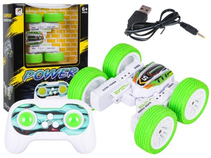 RC auto POWER STUNT 1:32 Zelené
