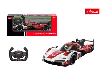 RC auto Porsche 963 LMDh RASTAR 1:14 Červené