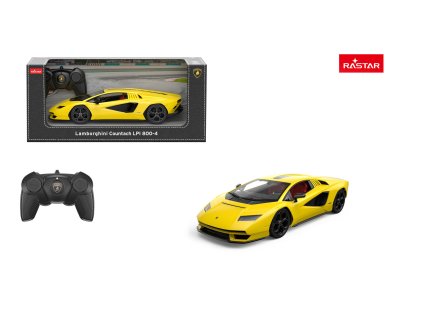 RC auto Lamborghini Countach LPI 800-4 1:16 Žluté RASTAR