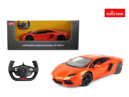 RC auto Lamborghini Aventador 1:10 Oranžové RASTAR