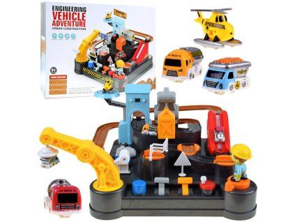 Mechanická autodráha stavební vozidla