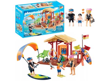 Stavebnice Playmobil Školička vodních sportů 73 dílků