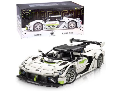 Technická stavebnice 2v1 sportovní auto vesmírná loď 1091 dílků
