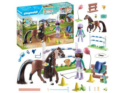 Stavebnice Playmobil Horses Of Waterfall Zoe a kůň Blaze 67 dílků