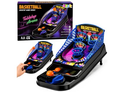 Stolní dovednostní hra Mini Basketbal 3 Koše Vystřelovač