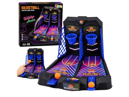 Stolní dovednostní hra Mini basketbal dvojitá s bodováním