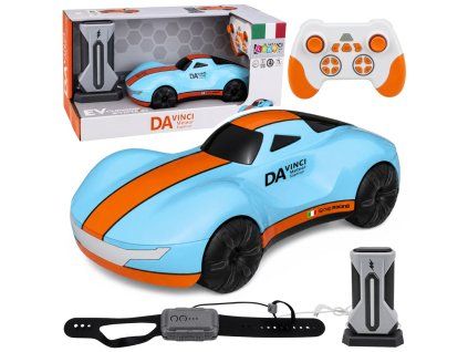 Moderní RC auto světla a kouř 1:16 Modré