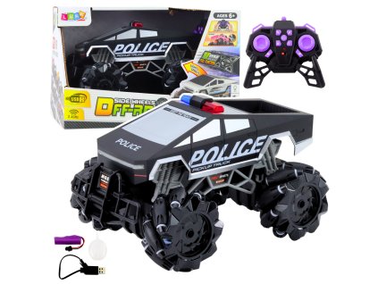 RC auto Policejní terénní pick-up dálkově ovládané 1:16 Světla