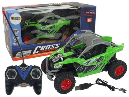 RC auto Terénní Cross Country Dálkově ovládané 27 MHz Zelené