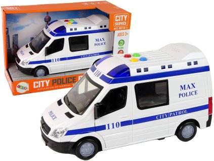 Policejní autíčko frikční pohon zvuky