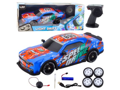 RC auto sportovní dálkově ovládané driftovací modré