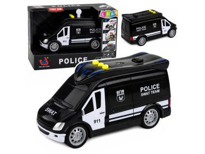 Autíčko Policejní SWAT dodávka Světla 1:32